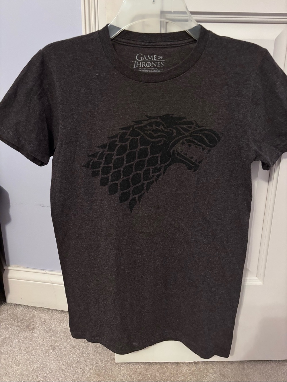 Men's Charcoal Gray Stark Graphic Tee